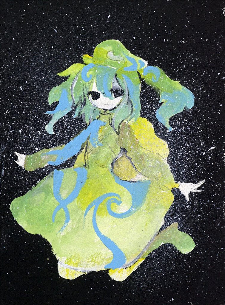 河城にとり 〇原画
