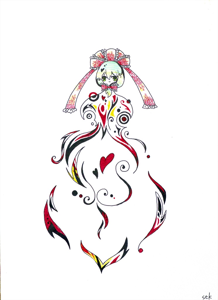 鍵山雛 〇原画