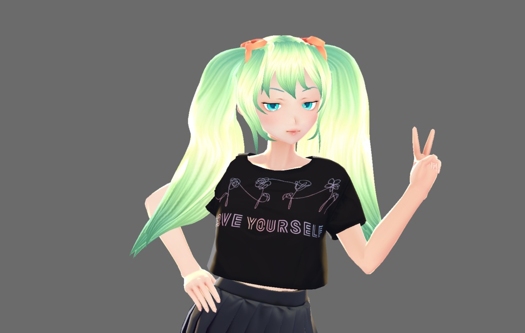 Vroid BTS Crop-Top (VroidBTSクロップトップ)
