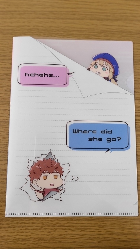 村キャスA5クリアファイル