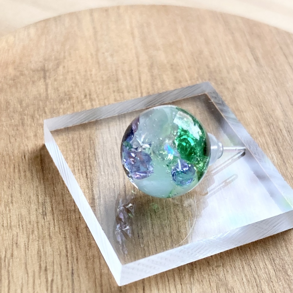 刀剣男士イメージまんまるピアス【五月雨江】