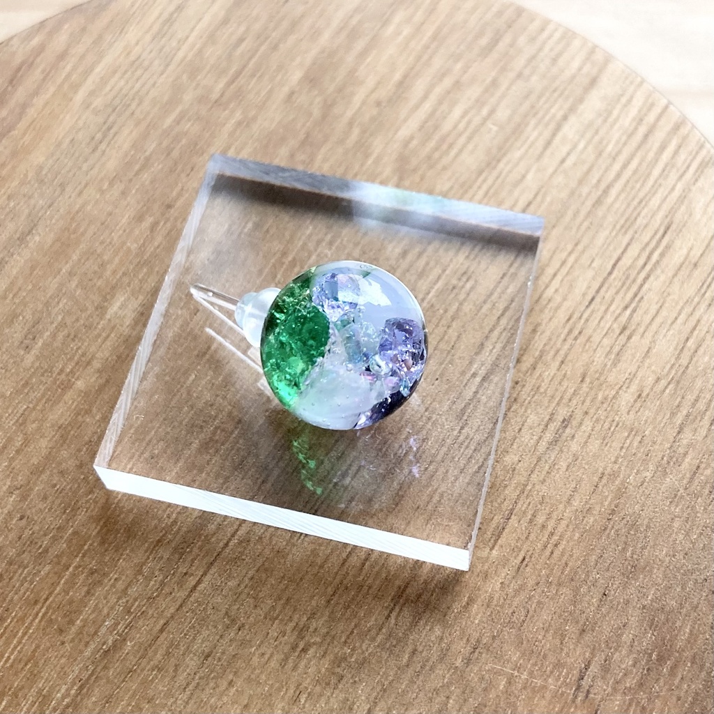 刀剣男士イメージまんまるピアス【五月雨江】