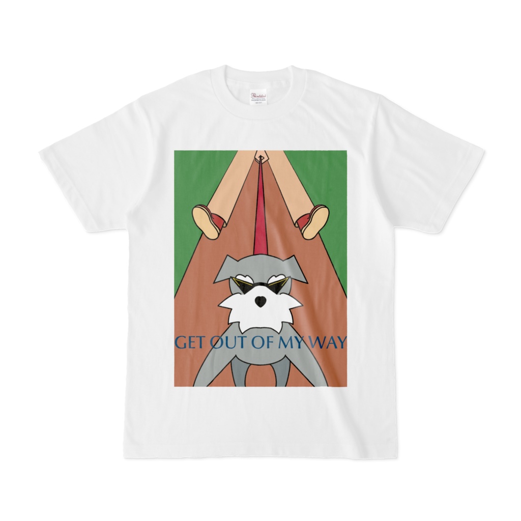 Dog T-shirts -Get out of my way .ver-