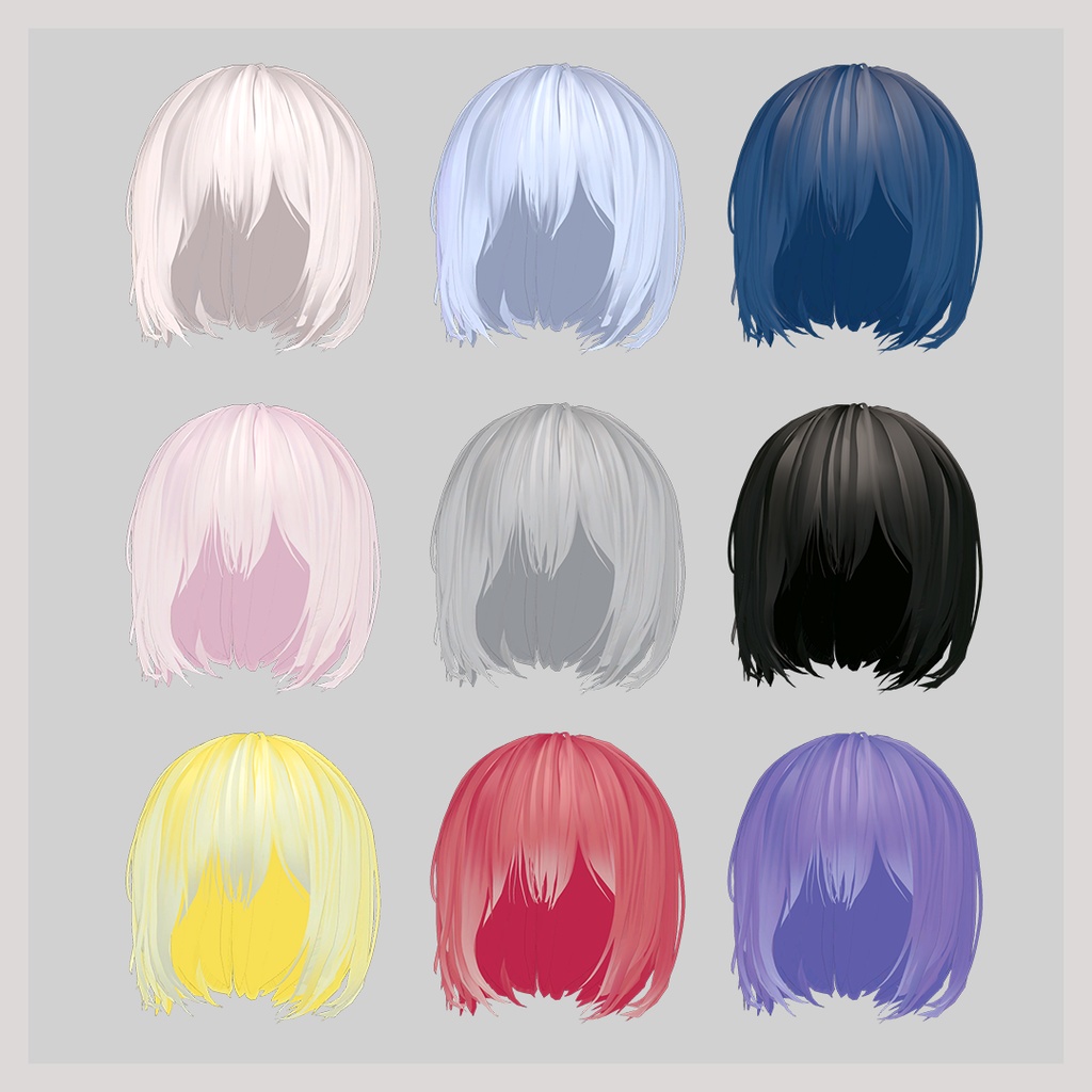 可愛くてクールなサイドテールショートヘア