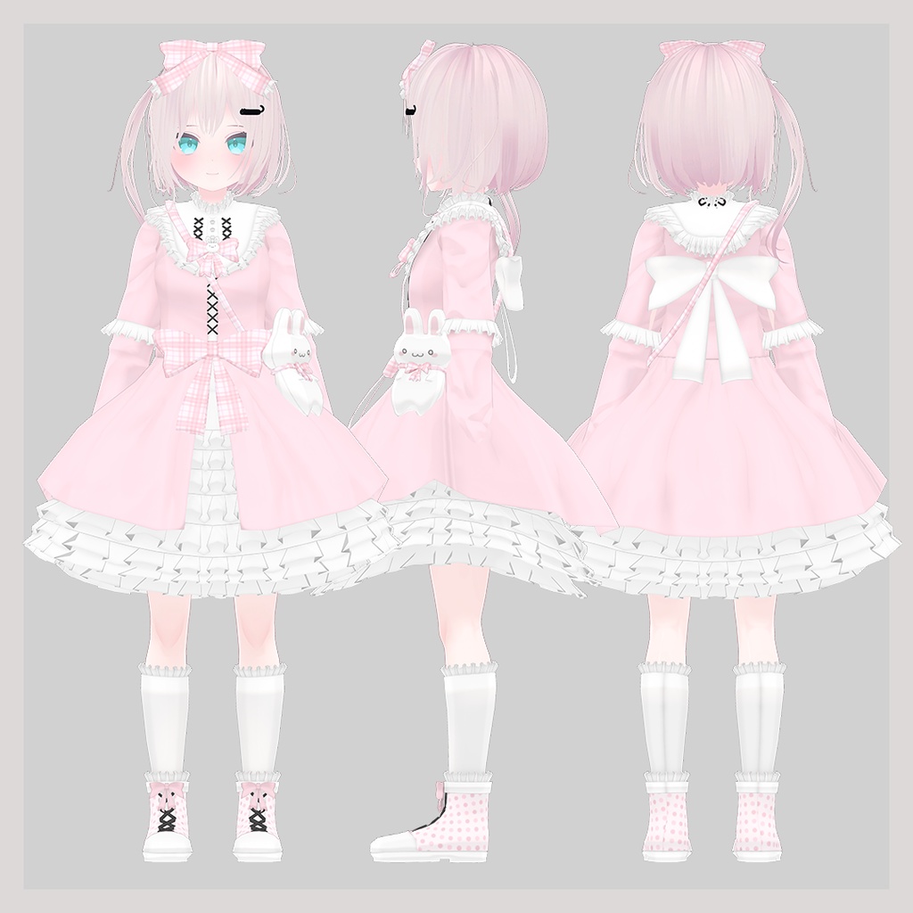 可愛くてクールなサイドテールショートヘア