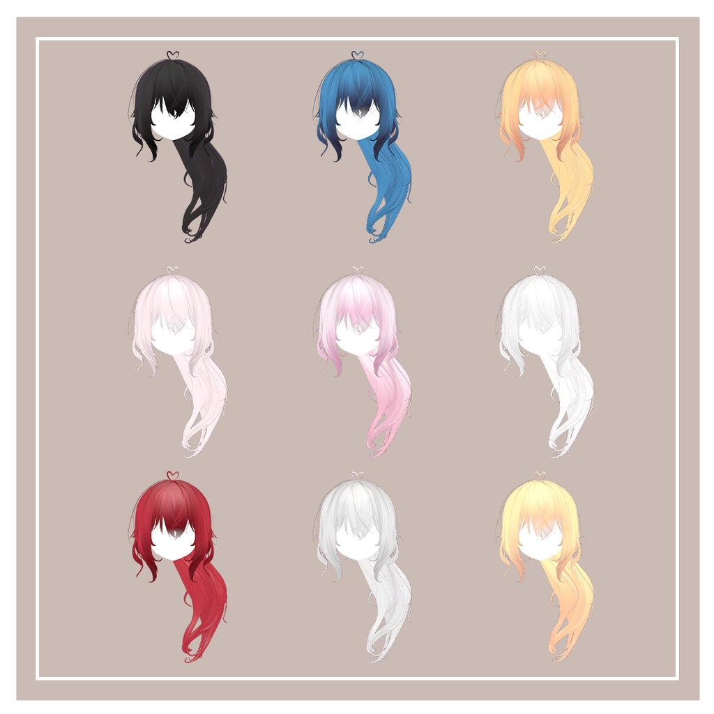 ツインテールポニーヘア