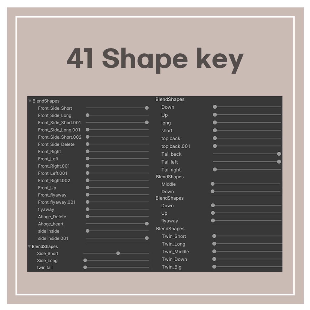 ツインテールポニーヘア