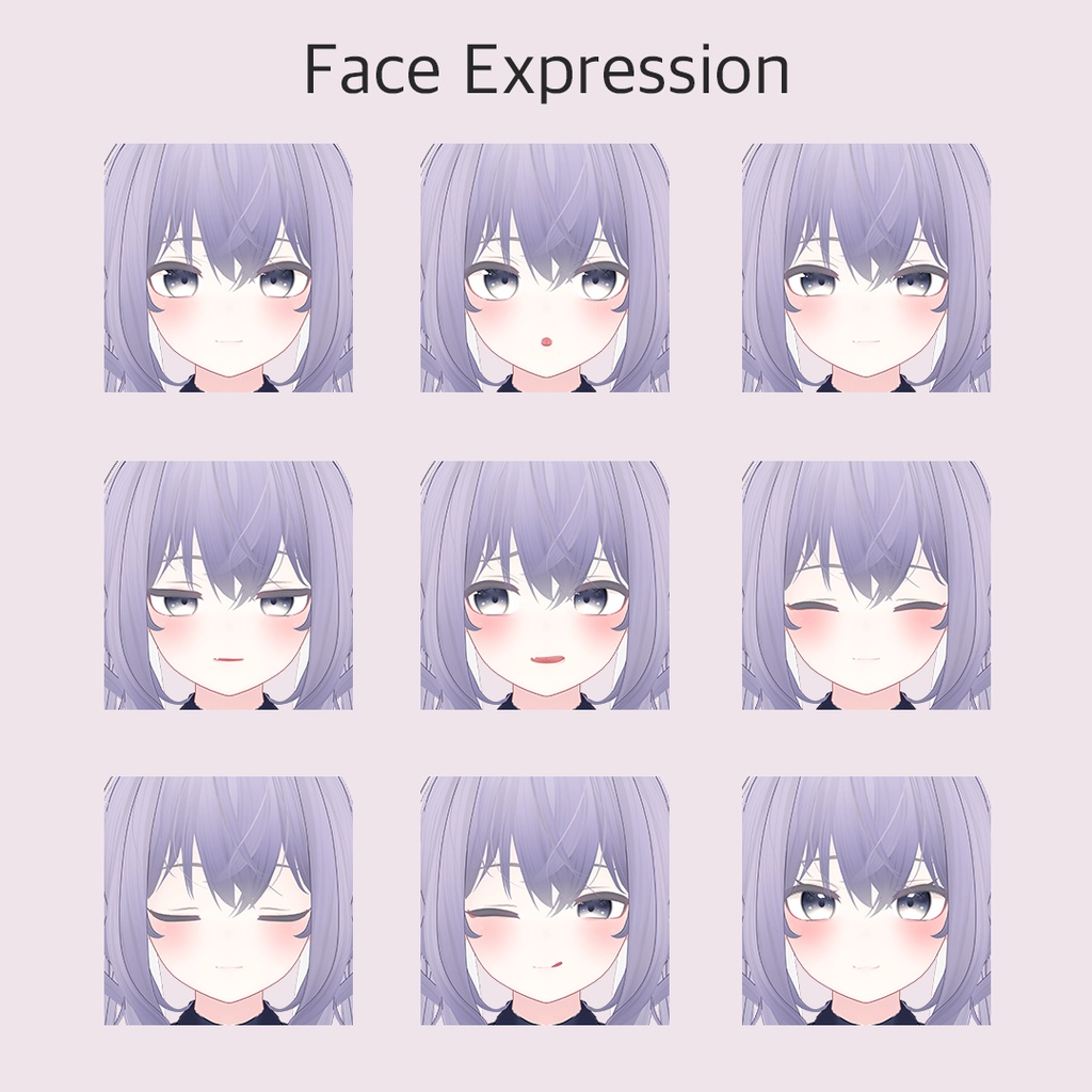 無料桔梗アイメイクテクスチャーフェイス表情
