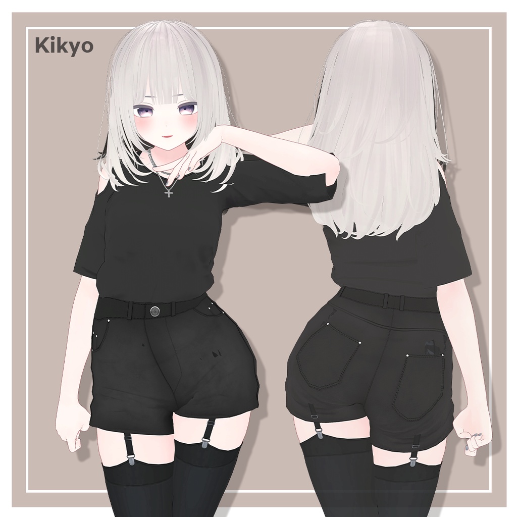 シークレットツートーンレイヤーカットヘア