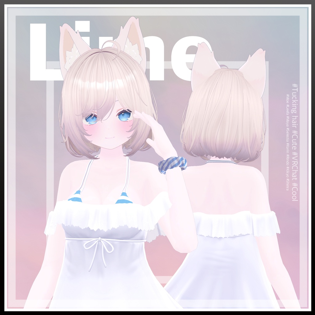 片目ショートヘア