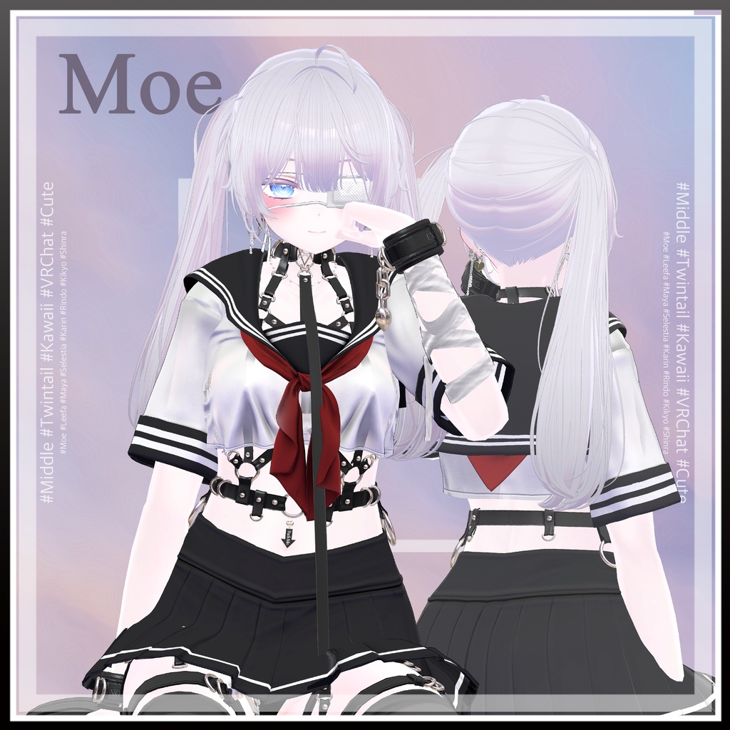 かわいい ツインテール ヘア