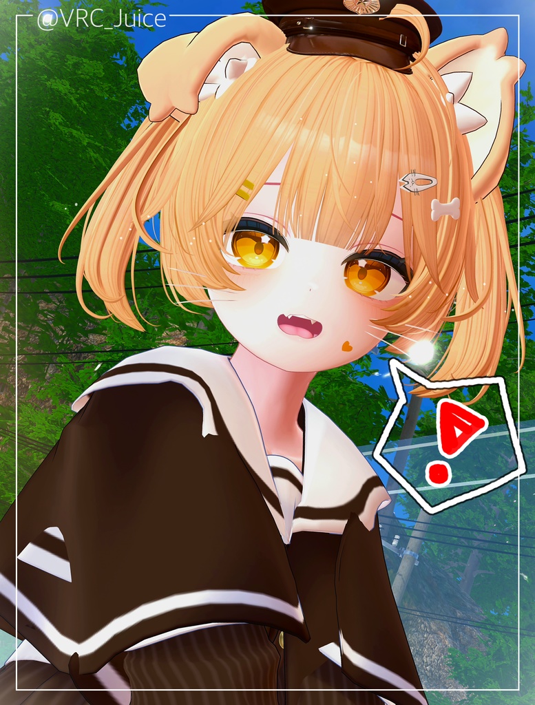 わんわんツインテールヘア