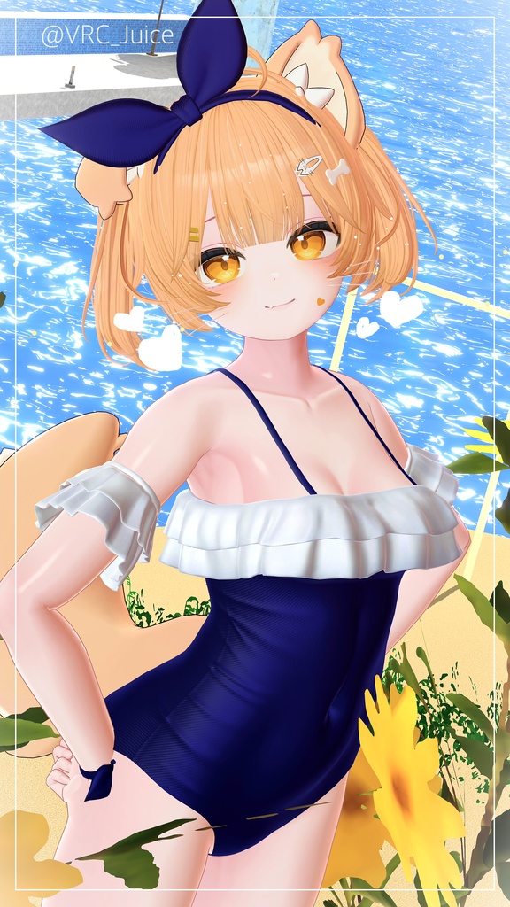 わんわんツインテールヘア