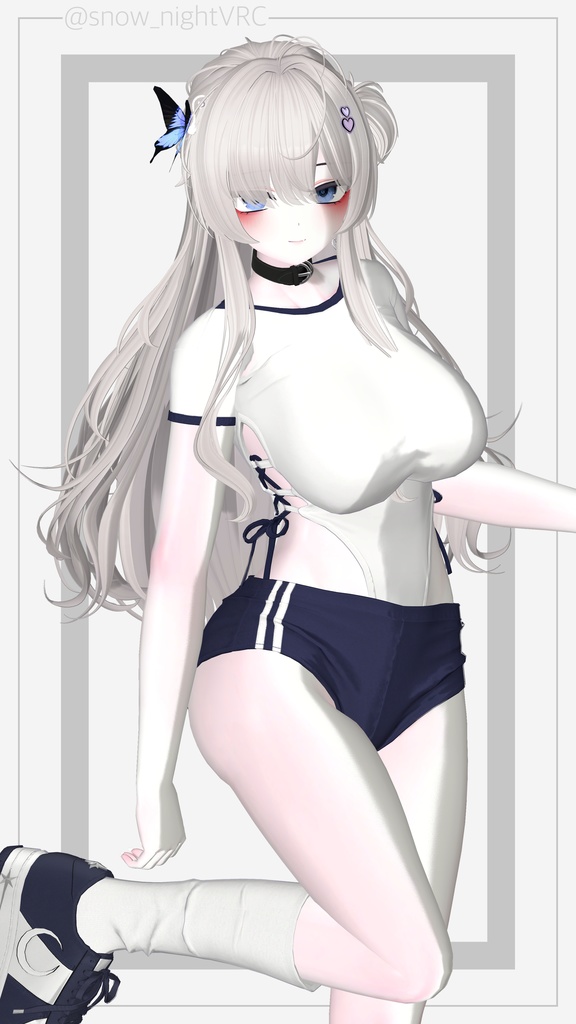 サイドテールロングヘア