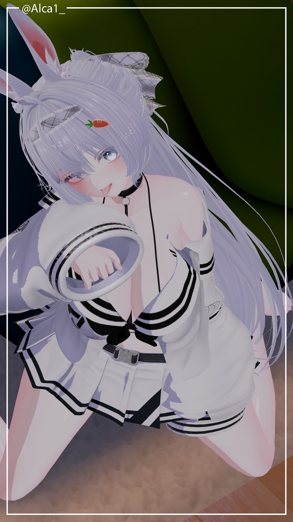 カワイイMAXツインポニーヘア