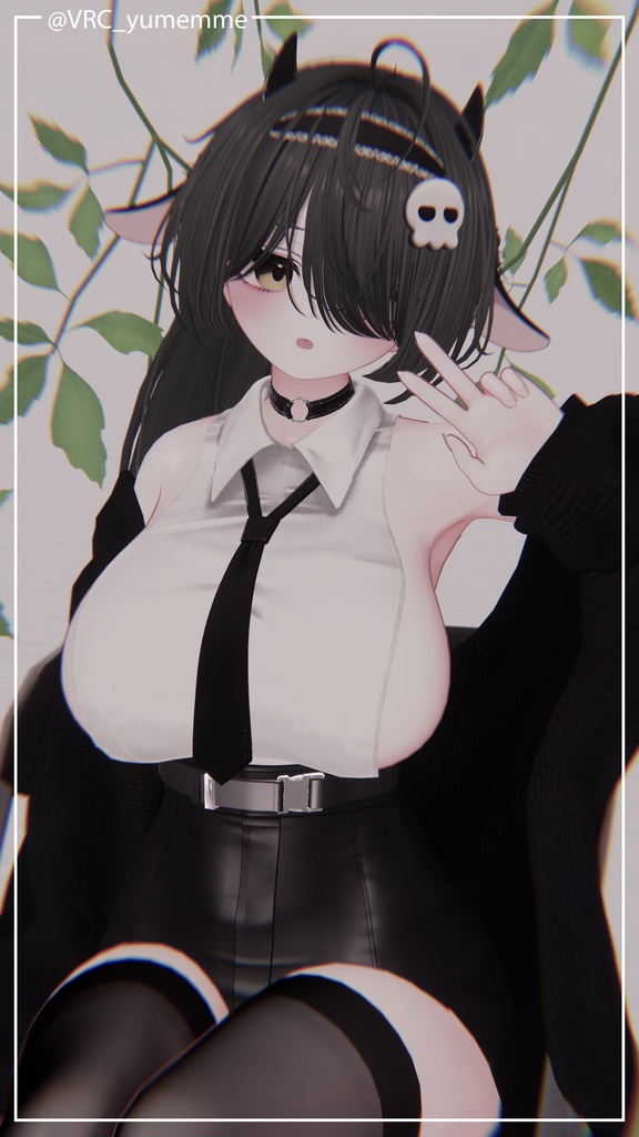 カワイイMAXツインポニーヘア