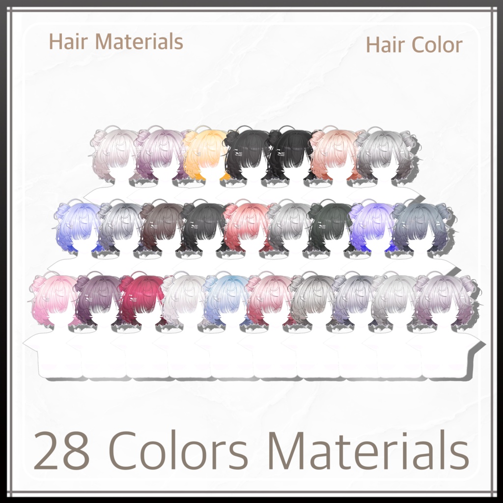 お団子ボブヘア