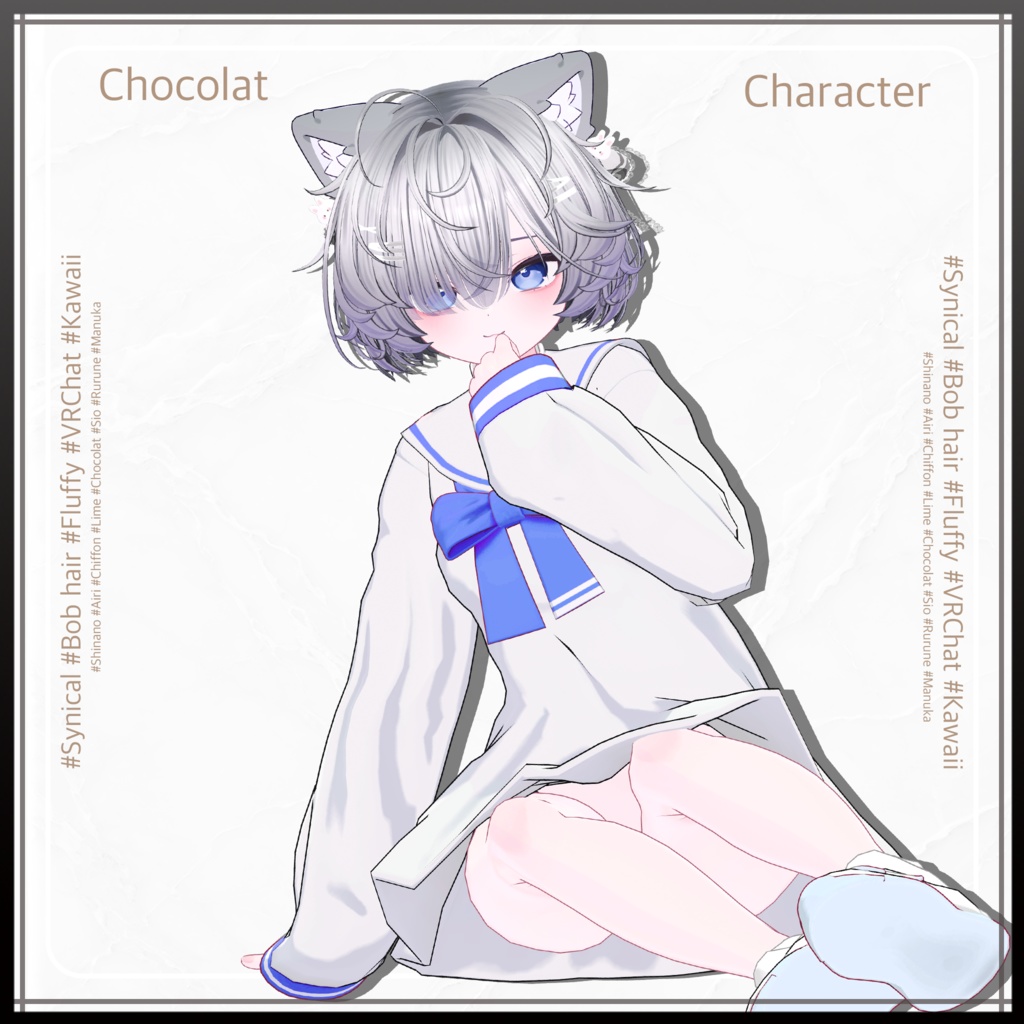 お団子ボブヘア