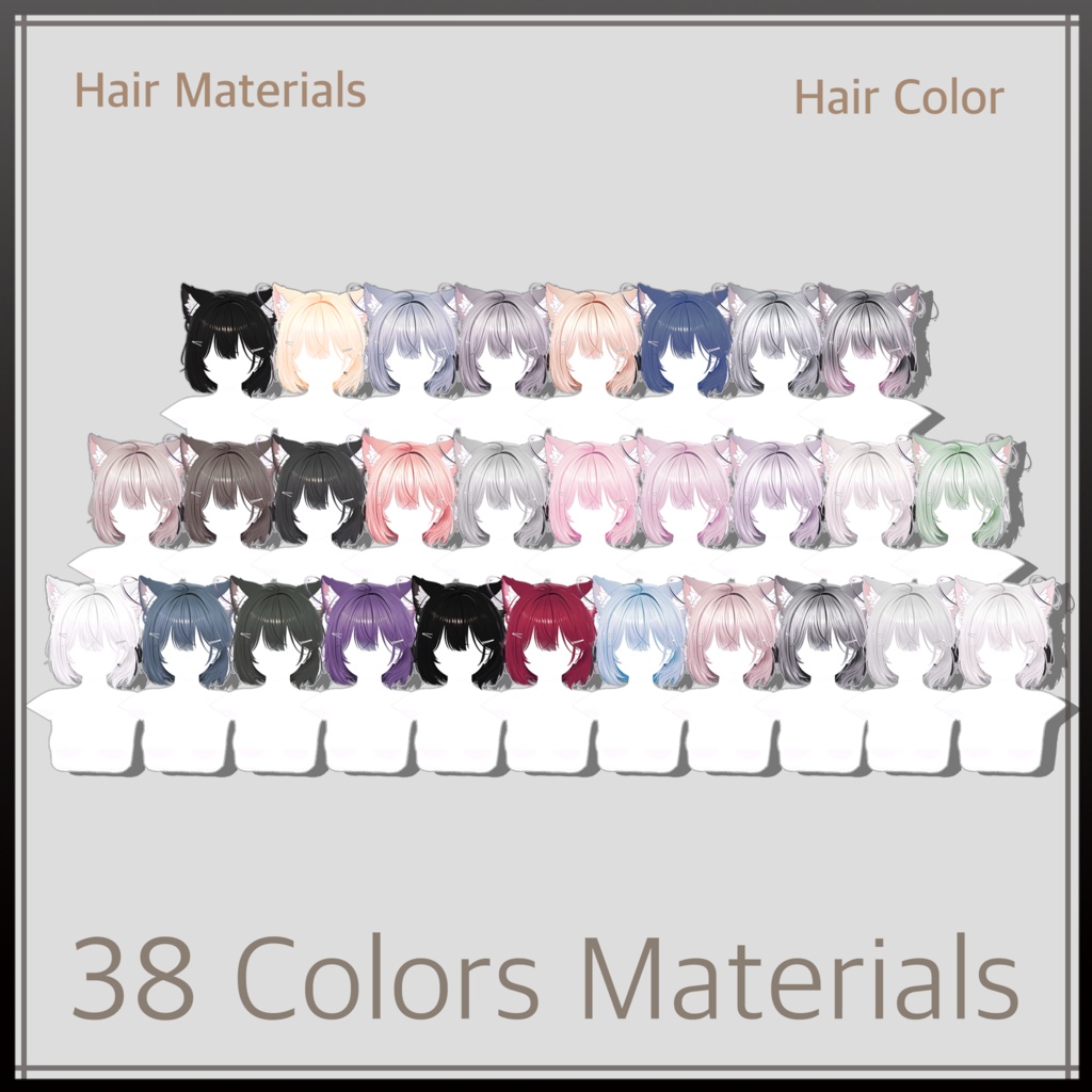 ねこタイドボブヘア