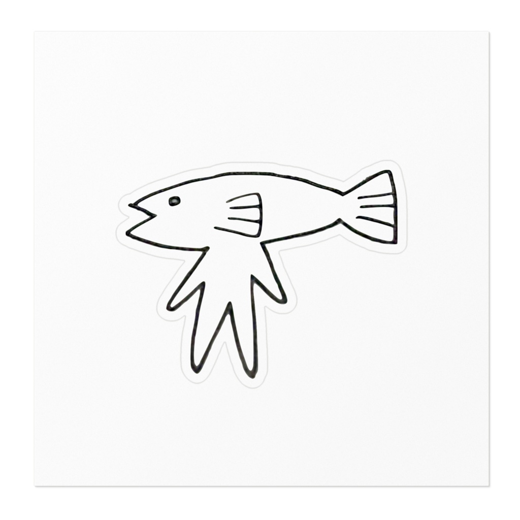 しらステッカー大