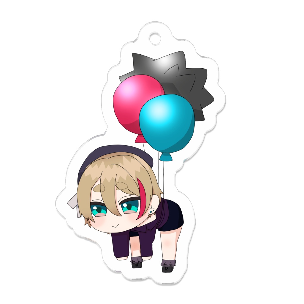 なみきふわっとアクリルキーホルダー