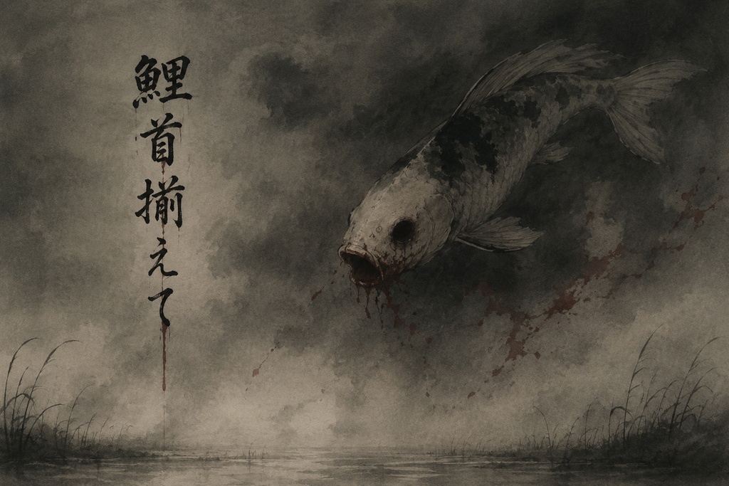 CoC妖刀シリーズ×魚×離島×怪異譚『鯉首揃えて』