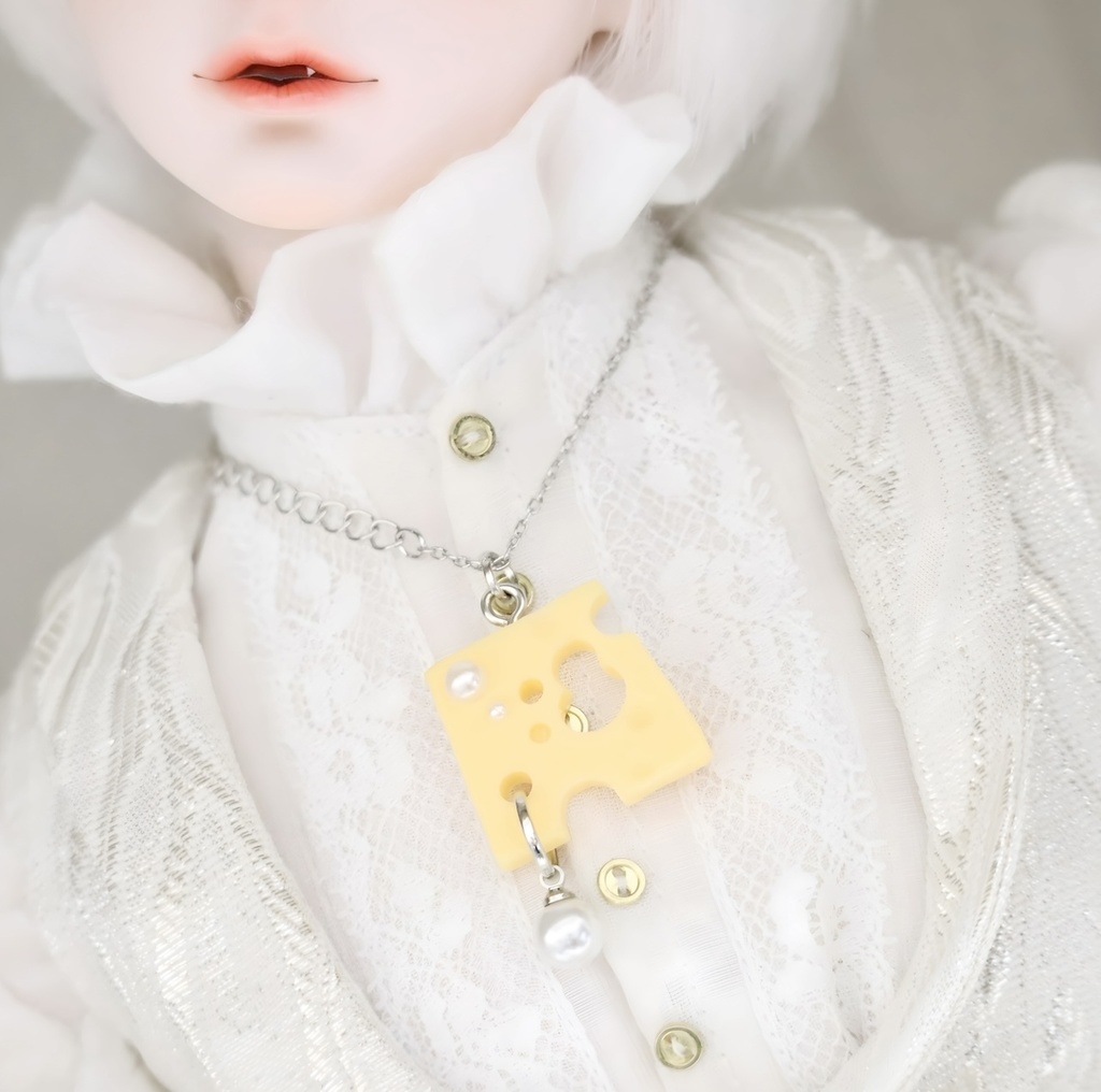 cheese necklace.