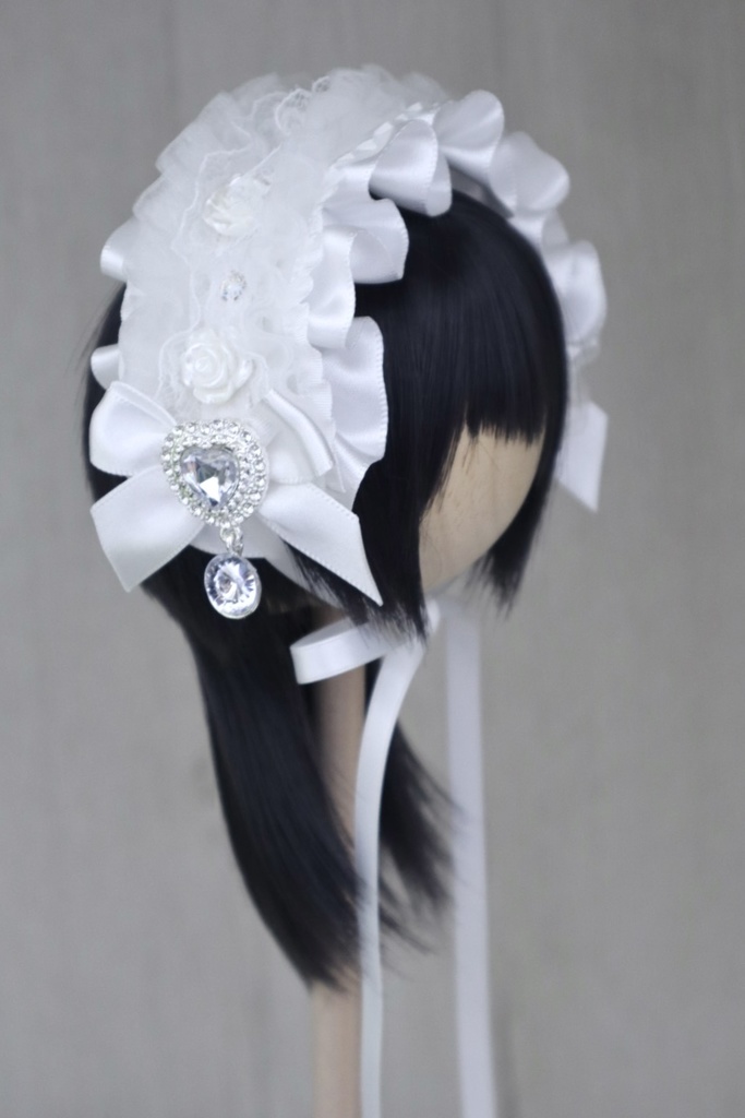 Head dress:White Rose #01