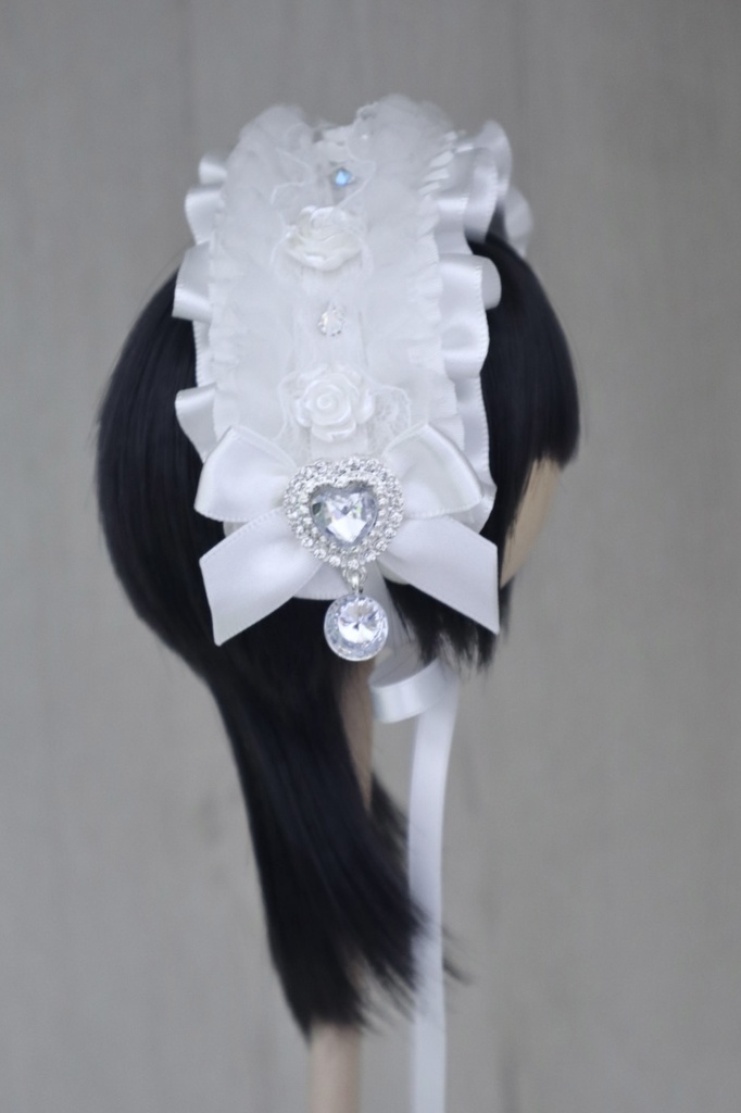 Head dress:White Rose #01