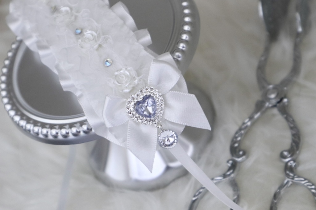 Head dress:White Rose #01