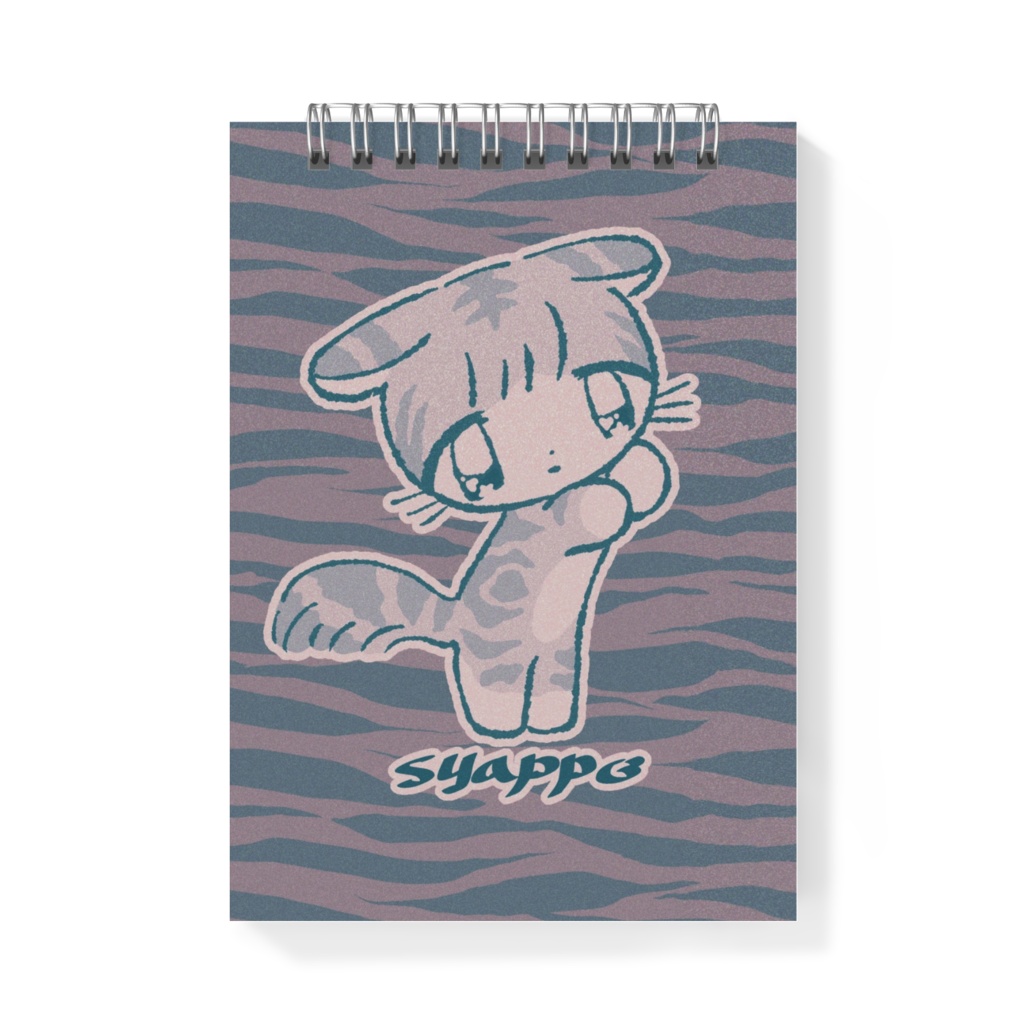 スコねこ(アメちゃん)しましまメモ帳