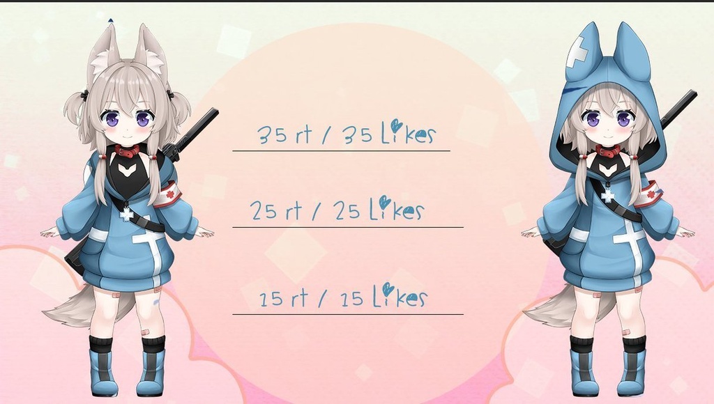 【live2d model】Fox Healer  【live2dモデル】