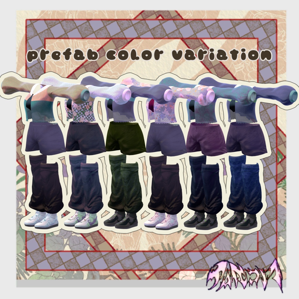 🌸Y2K🌸シースルー⫷ 8アバター対応 ⫸12/1までリポスト企画中!