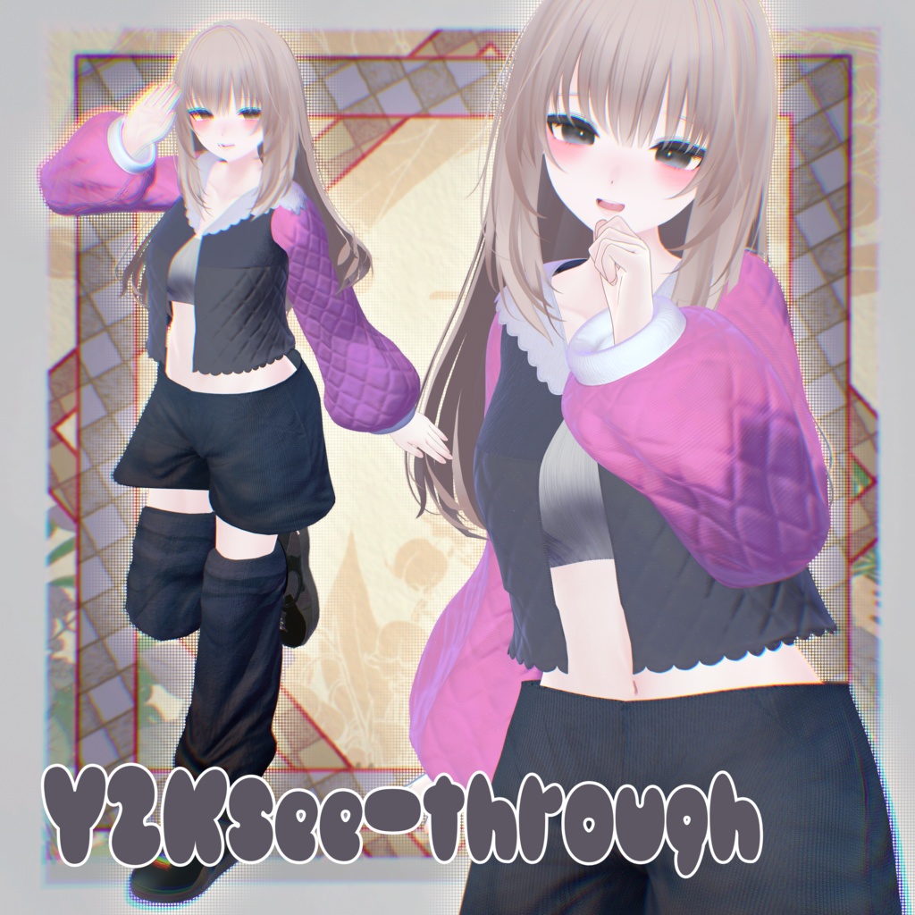 🌸Y2K🌸シースルー⫷ 8アバター対応 ⫸12/1までリポスト企画中!