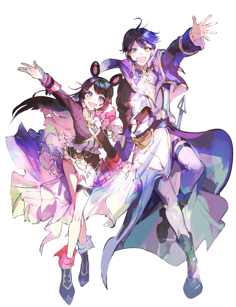みとうや共通衣装アクスタ [月ノ美兎＆剣持刀也]