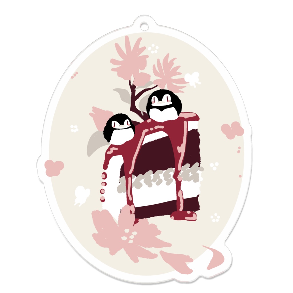 ブロッサムケーキとペンギン