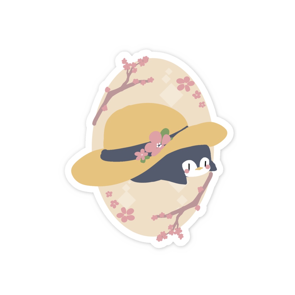 お花見ペンギン