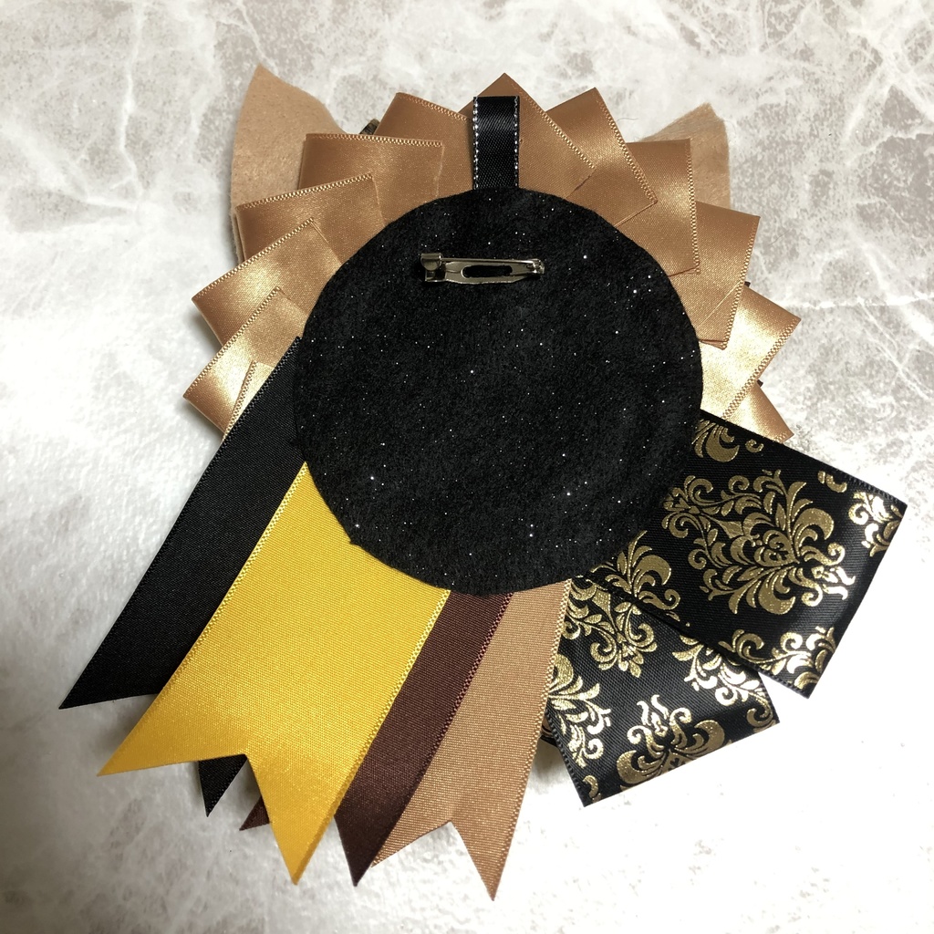 ロゼット Sタイプ 57〜75mm カラー:黄 茶 黒