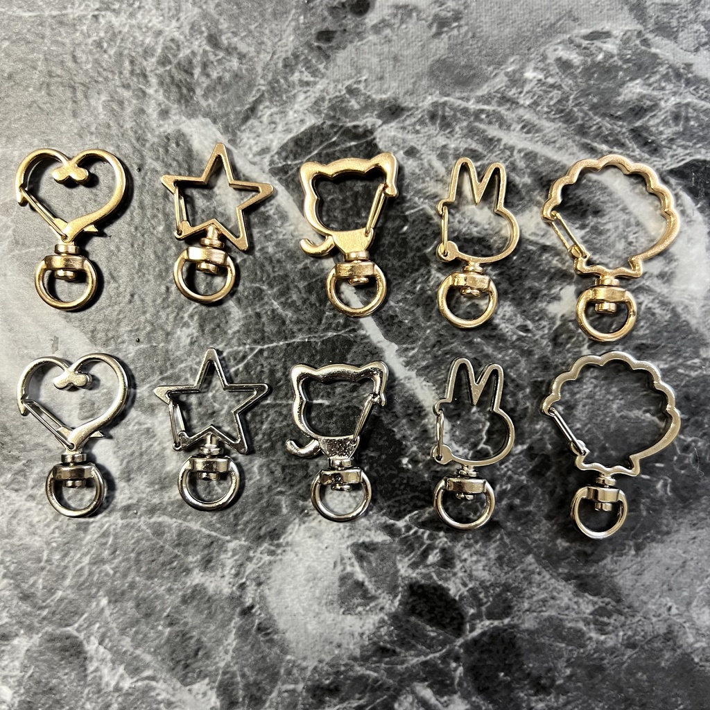 ロゼット 57〜75mm Cタイプ 黒×シルバー