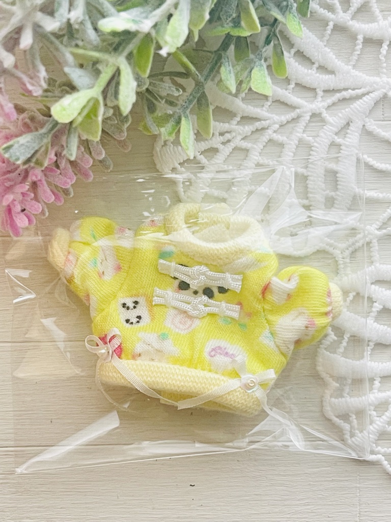 kumukukuサイズ単品B品「飲茶スウェット」イエロー
