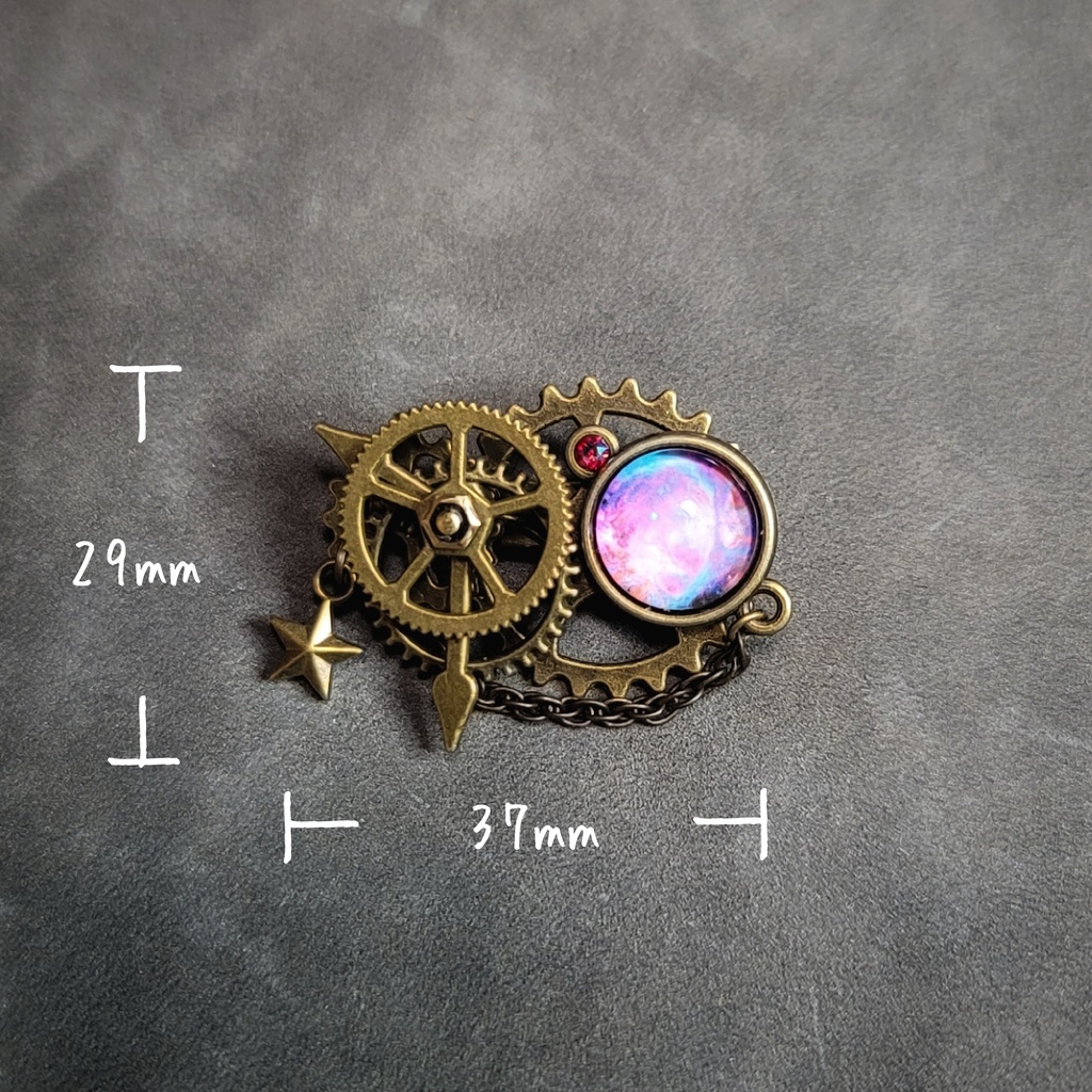 オリオン座星雲(ブローチ)