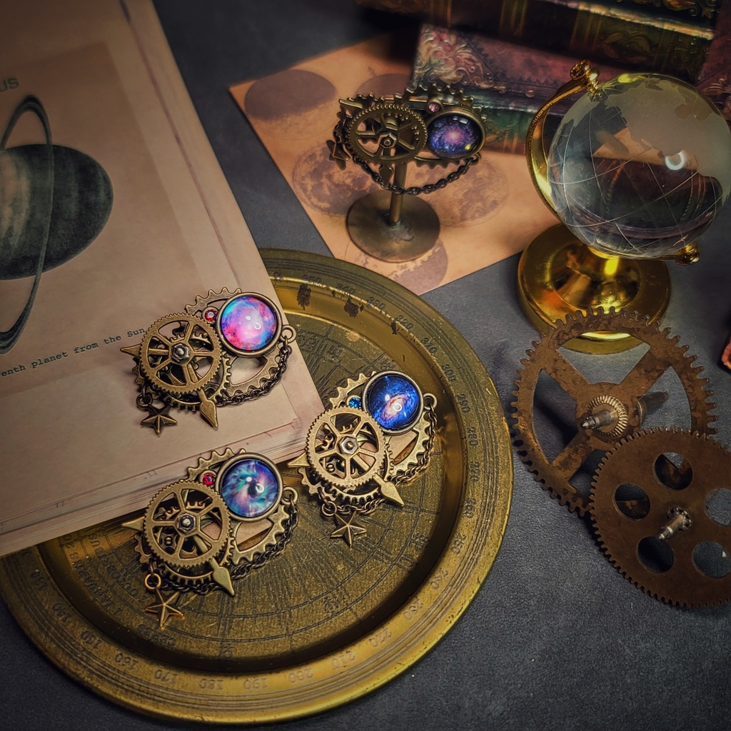 オリオン座星雲(ブローチ)