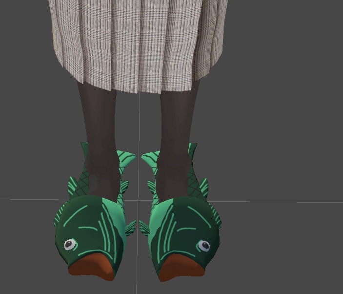 お魚のスリッパ