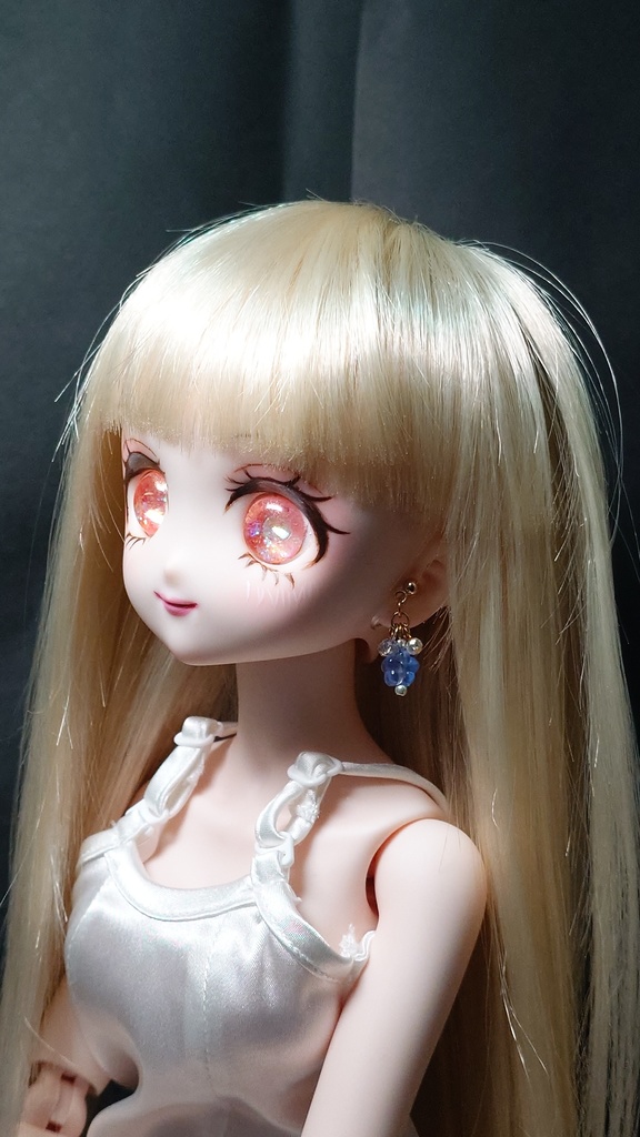 きらきらお花イヤリング