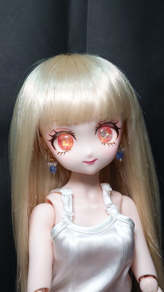 きらきらお花イヤリング