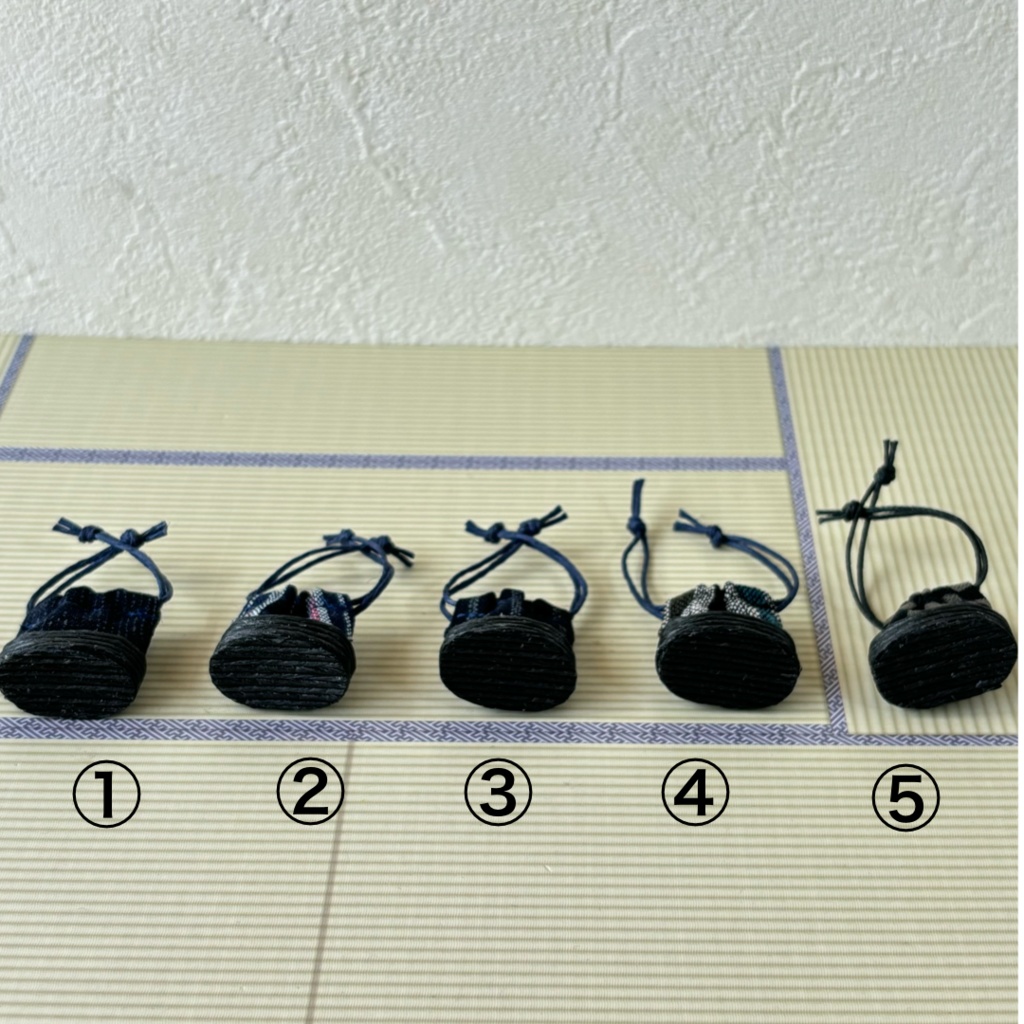 1/12サイズ カゴ風巾着袋男性向け オビツ11 ねんどろいどどーる 浴衣 着物