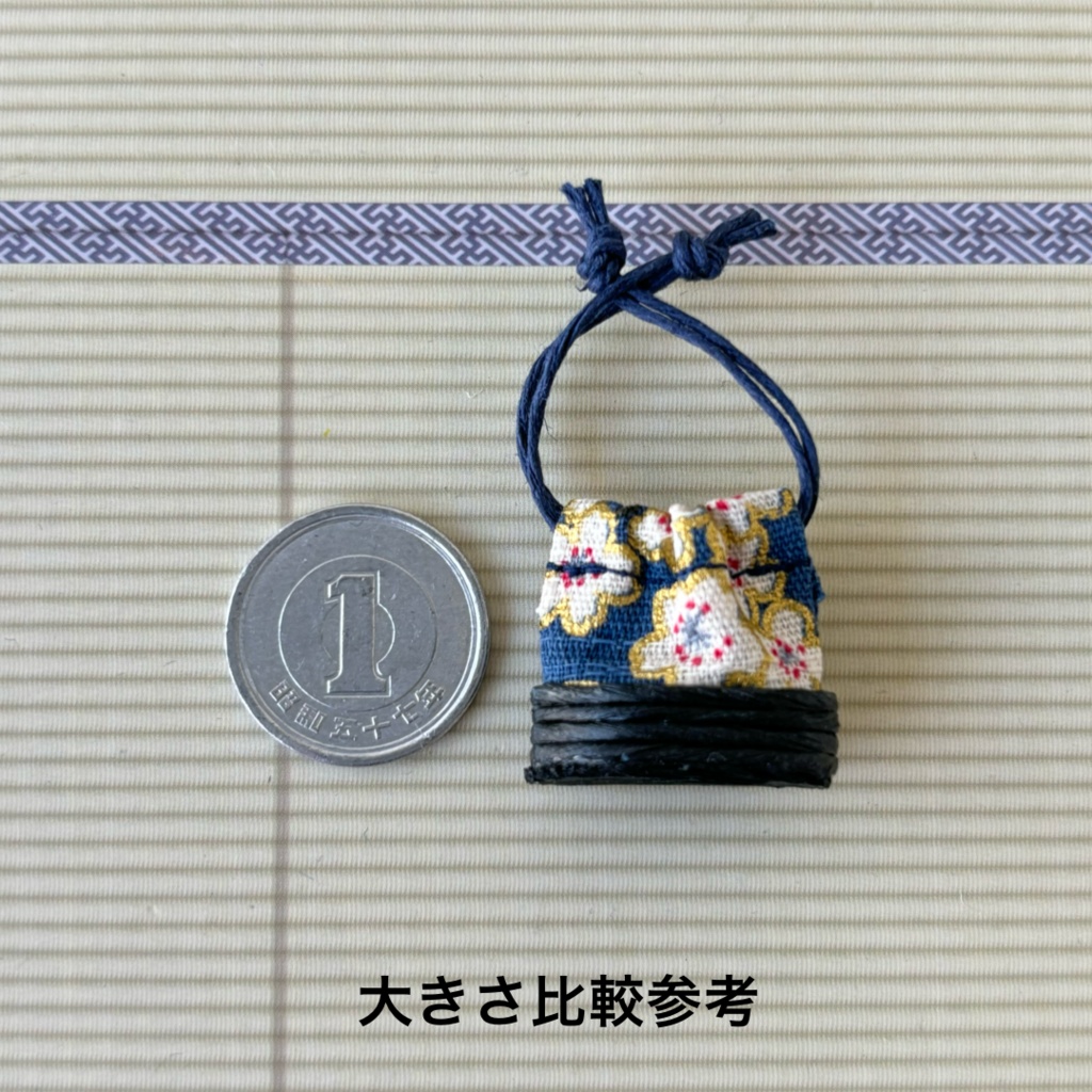 1/12サイズ カゴ風巾着男女兼用向け オビツ11 ねんどろいどどーる 浴衣 着物