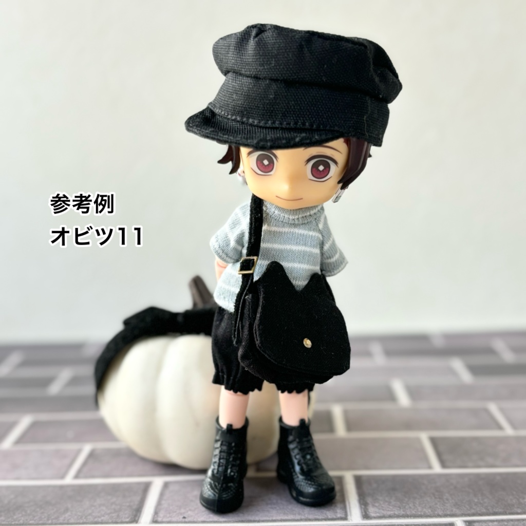 1/12サイズ ねこ耳ショルダーバッグ ねんどろいど オビツ ぬい