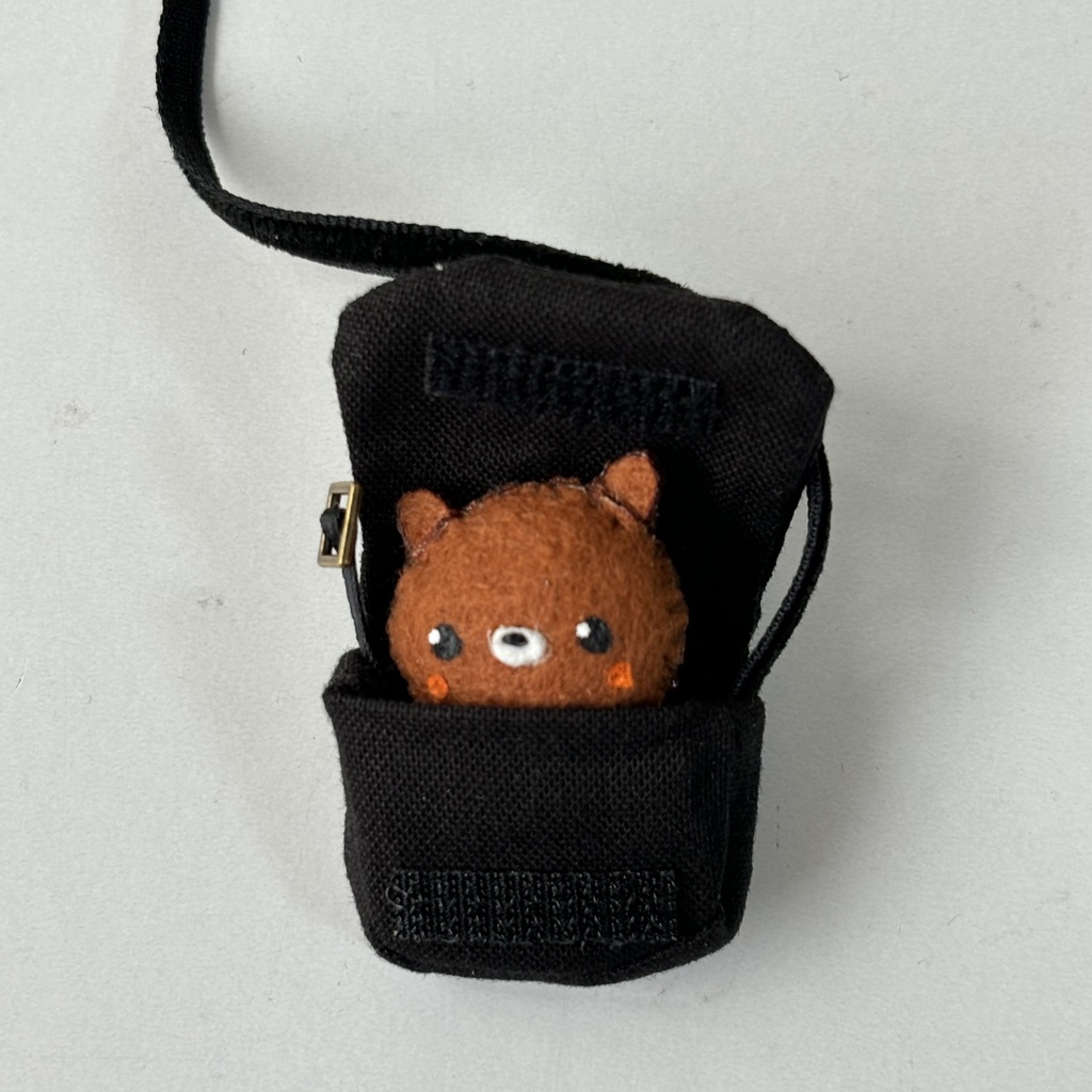 1/12サイズ ねこ耳ショルダーバッグ ねんどろいど オビツ ぬい