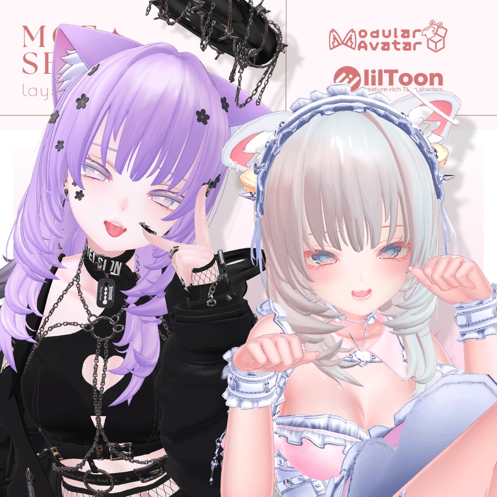 【Mayo対応】つきまにレイヤーカット 15アバター対応